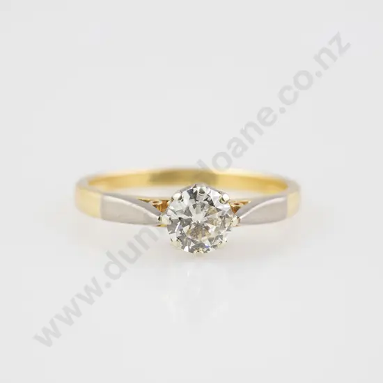 18ct Solitaire Diamond Ring