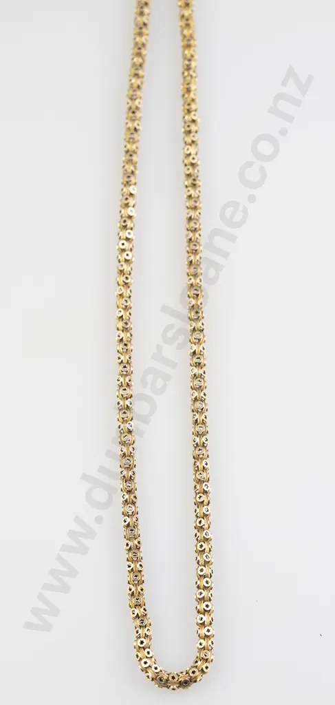 Victorian 15ct Fancy Link Neck Chain Image 1++