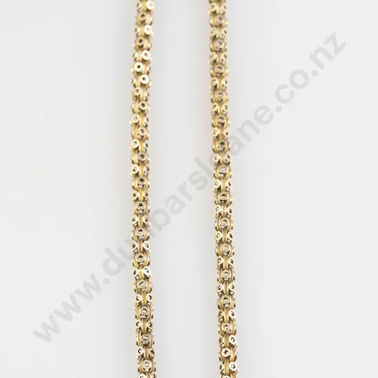 Victorian 15ct Fancy Link Neck Chain