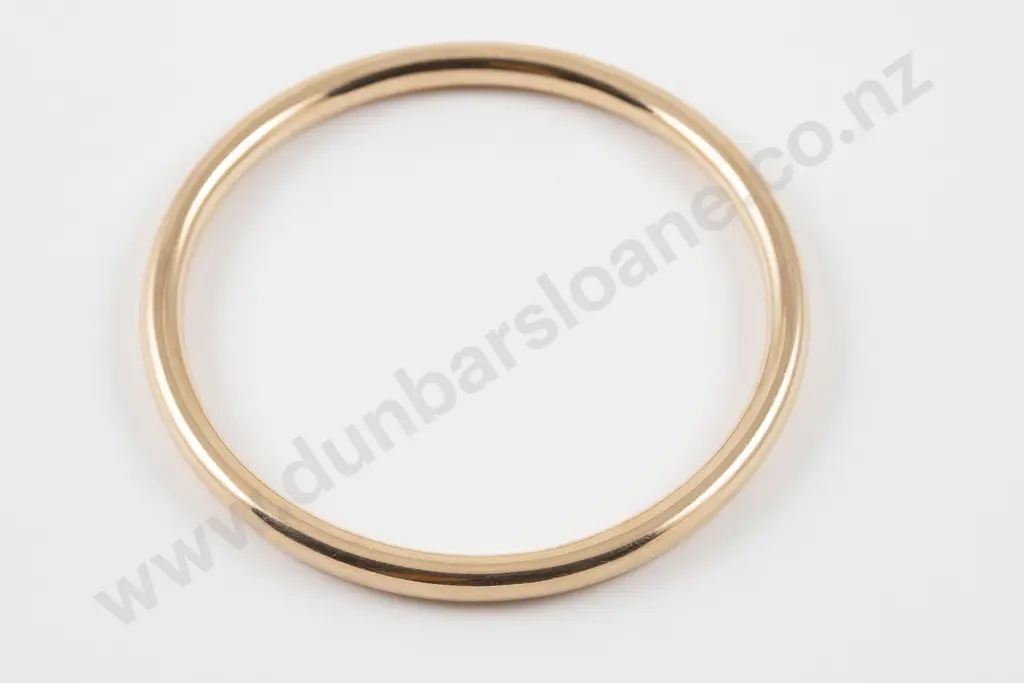 Victorian 15ct Plain Slave Bangle Image 1++