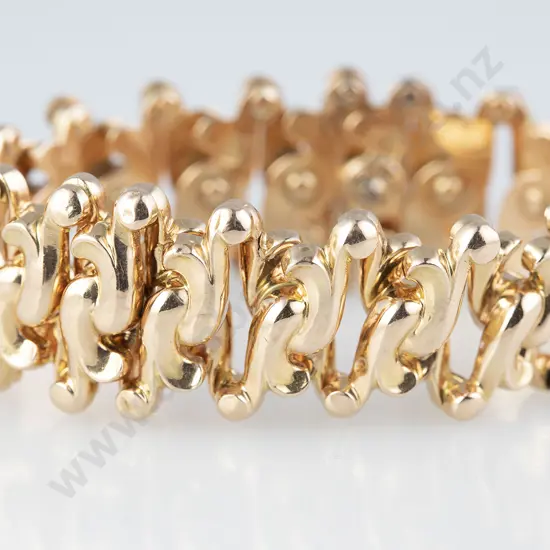 Antique 14ct Horews Patent Expanding Design Bracelet