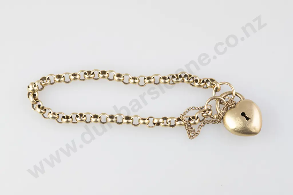 9ct Trace Link Bracelet Image 1++