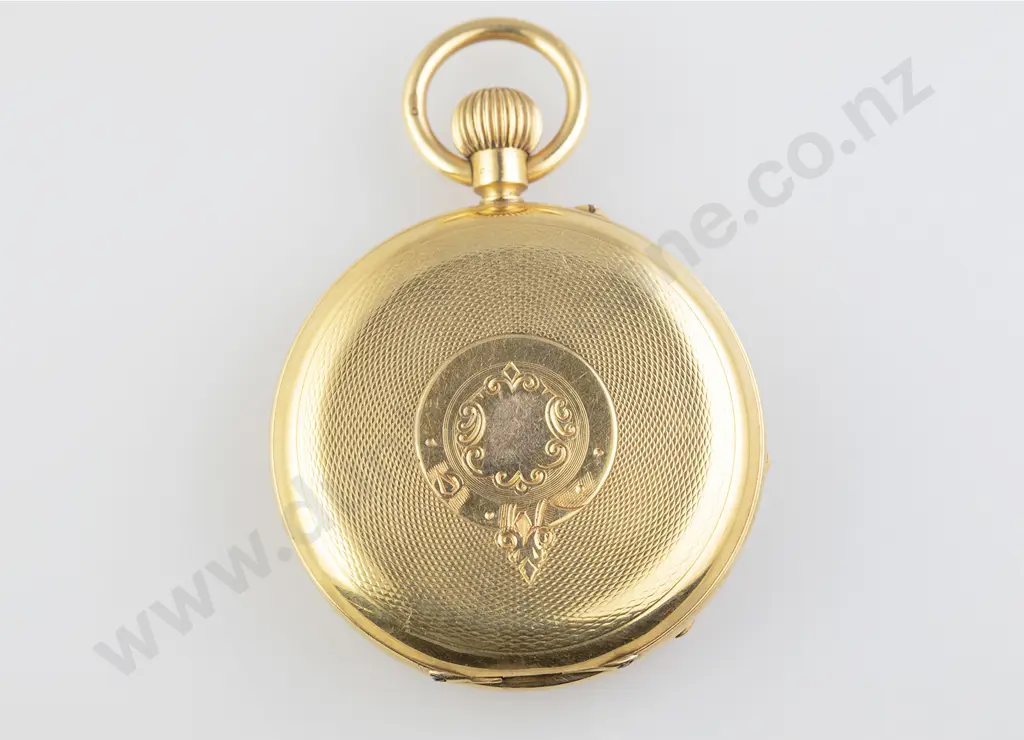 18ct Rotherhams Hunter Cased Lever Wind Pocket Watch Image 1++