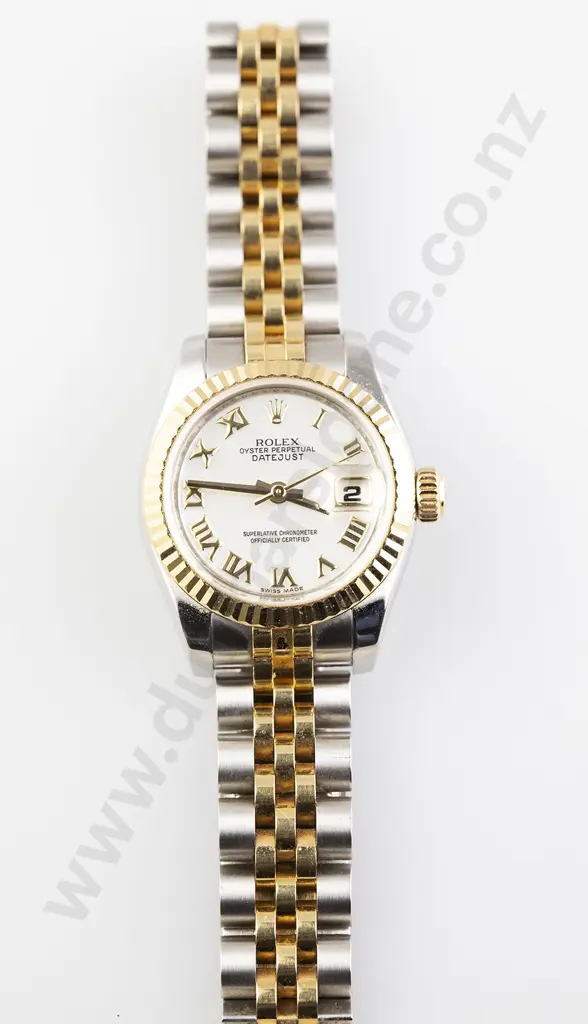 Ladies Rolex Oyster Perpetual Datejust Chronometer Wrist Watch Image 1++