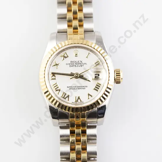 Ladies Rolex Oyster Perpetual Datejust Chronometer Wrist Watch