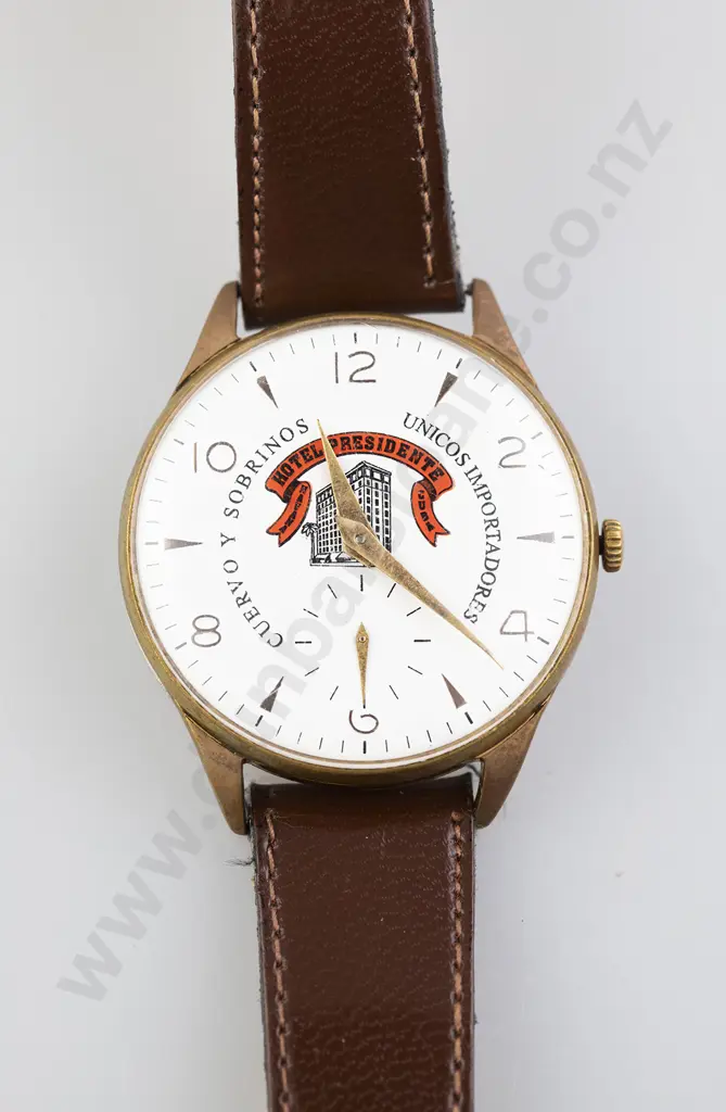 Cuervoy Y Sobrinos Hotel Presidente Edition Gents Dress Wrist Watch Image 1++