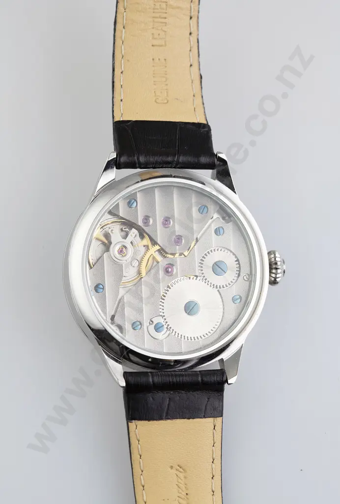 Gents Dress Wrist Watch Materazzi Regulateur - Half Skeleton Mechanical Marriage Image 1++