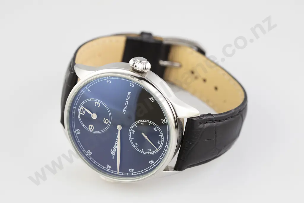 Gents Dress Wrist Watch Materazzi Regulateur - Half Skeleton Mechanical Marriage Image 1++