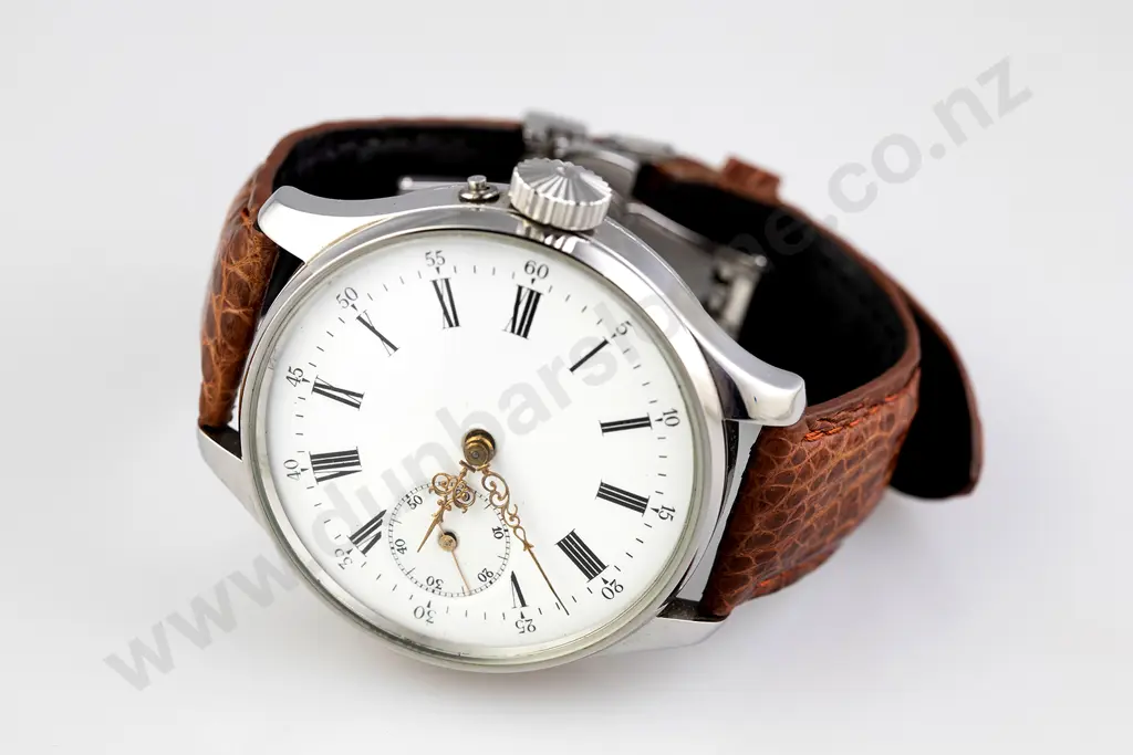Gents Dress Wrist Watch Le Coultre Co - Half Skeleton Mechanical Marriage Image 1++