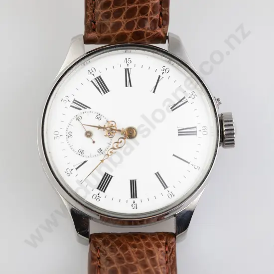 Gents Dress Wrist Watch Le Coultre Co - Half Skeleton Mechanical Marriage