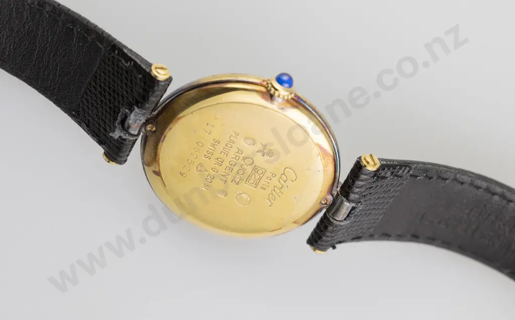 C1990 Must de Cartier Argent Quartz .925 Ladies Wrist Watch Image 1++