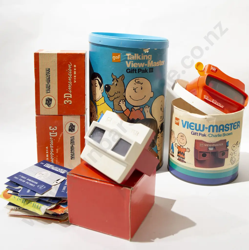Qty of View Master Viewers and Reels Including Talking View Master Image 1++