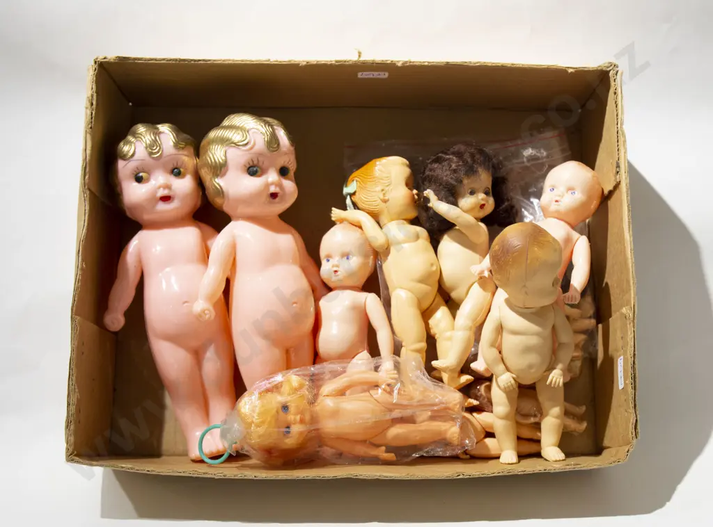 Qty of Hard Plastic Dolls Image 1++