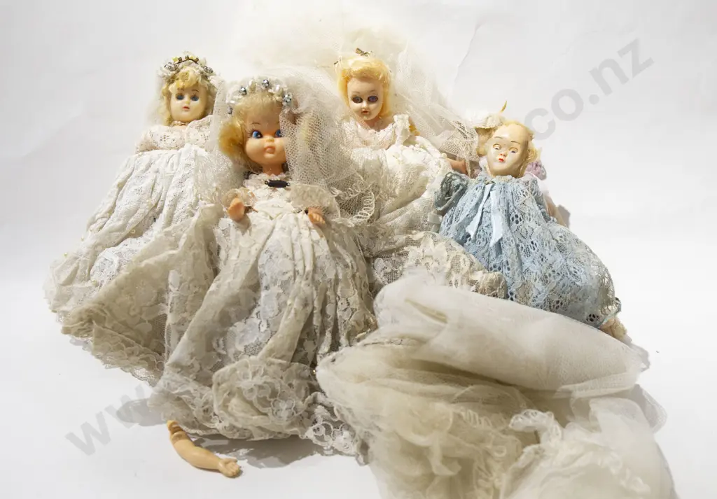 Qty of Hard Plastic Dolls Image 1++
