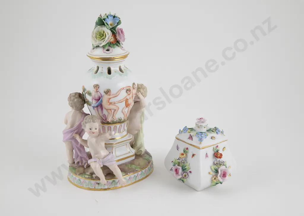 Meissen Pot Pourri Vase Image 1++