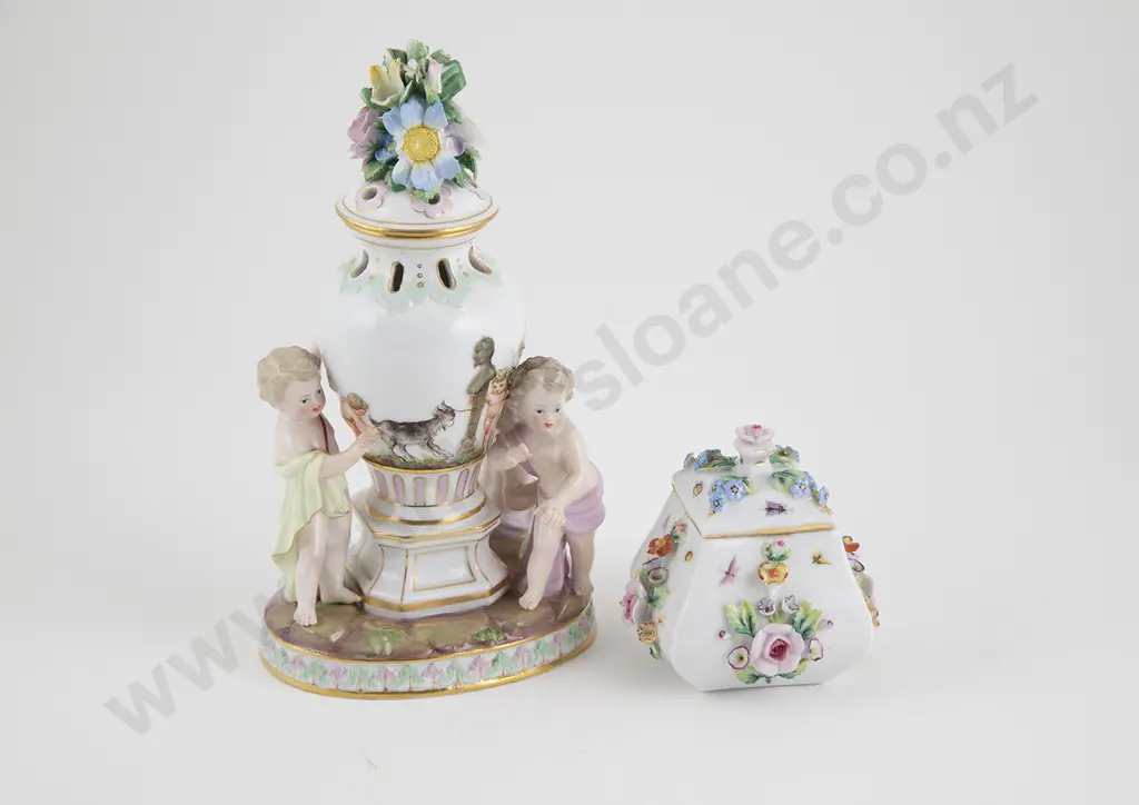 Meissen Pot Pourri Vase Image 1++