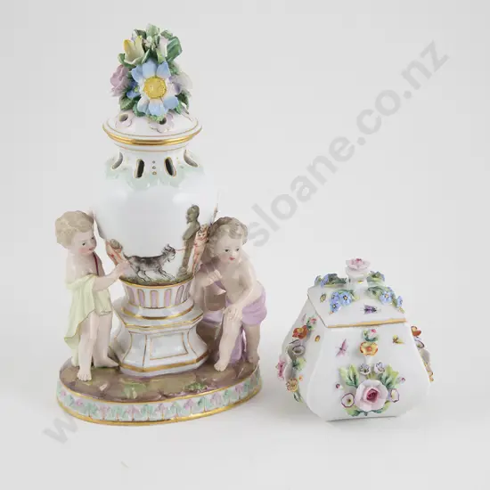 Meissen Pot Pourri Vase