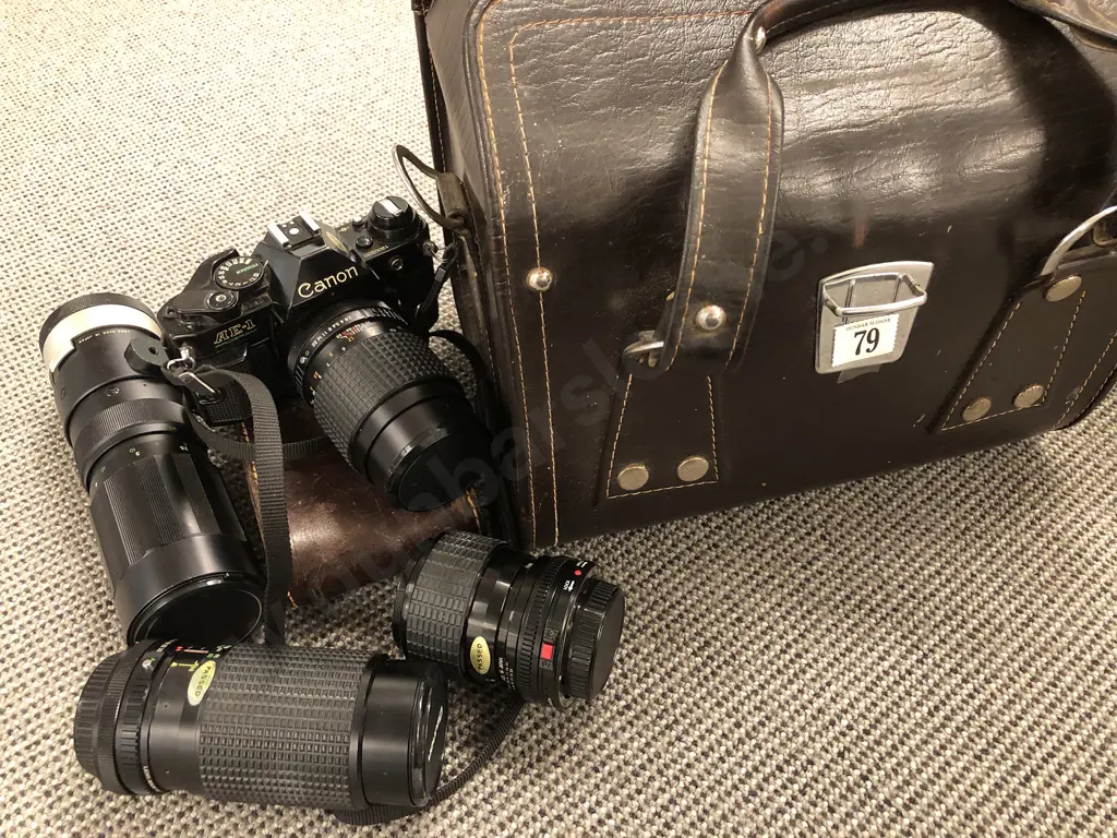 Cannon Camera with Accessories and Bag Image 1++