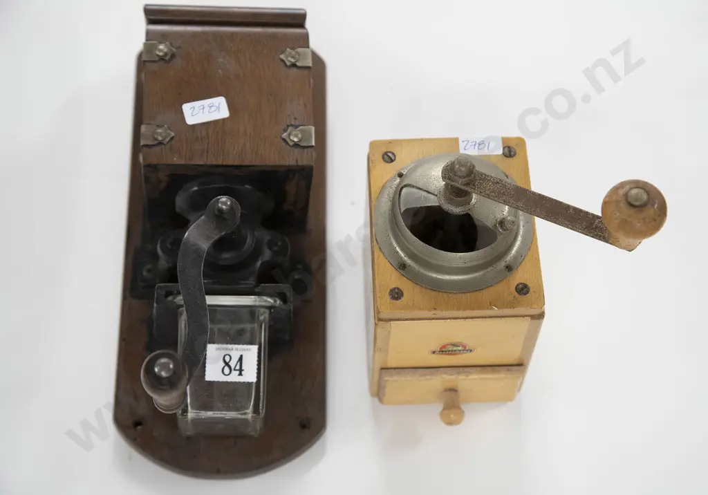 Two Vintage Coffee Grinders Image 1++
