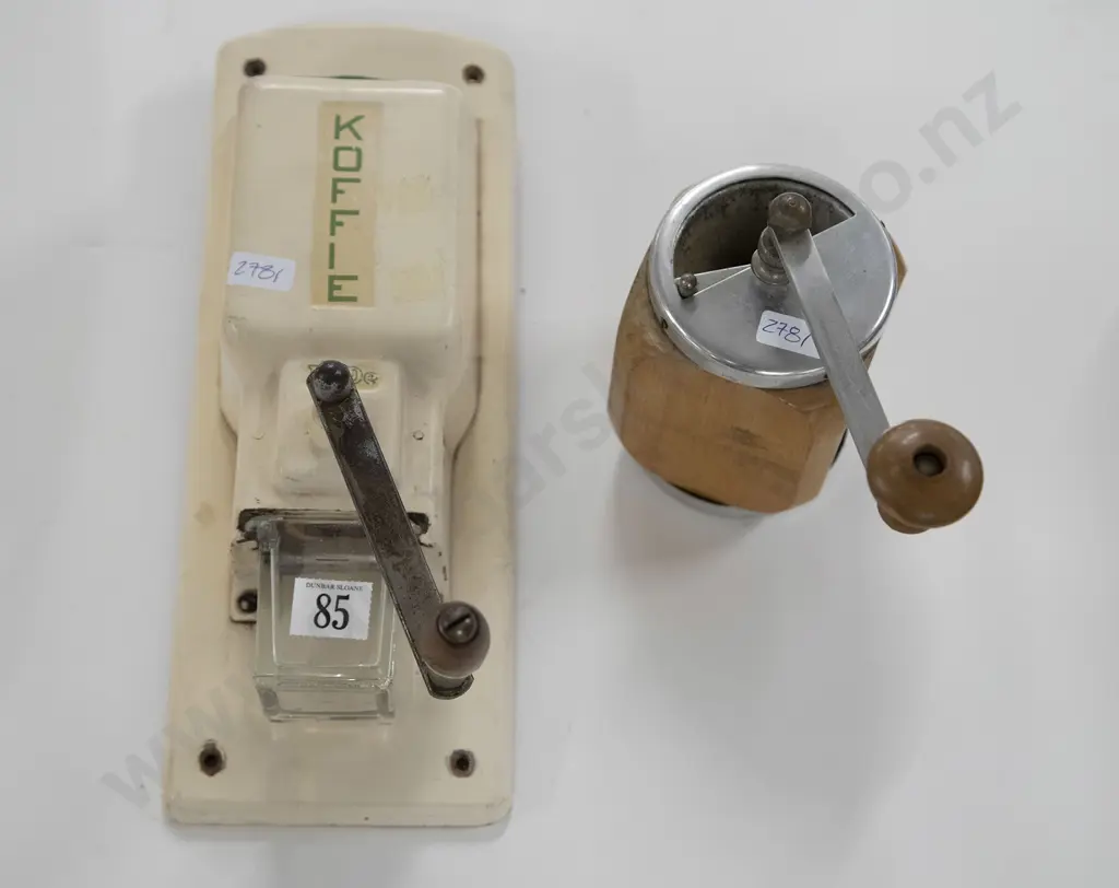 Two Vintage Coffee Grinders Image 1++