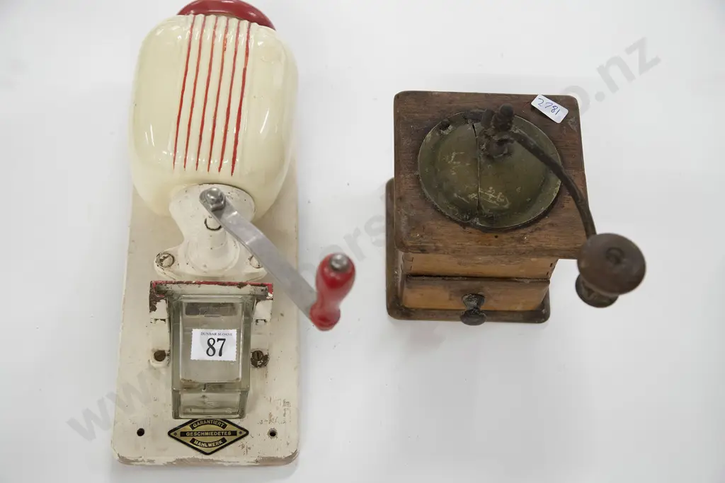 Two Vintage Coffee Grinders Image 1++