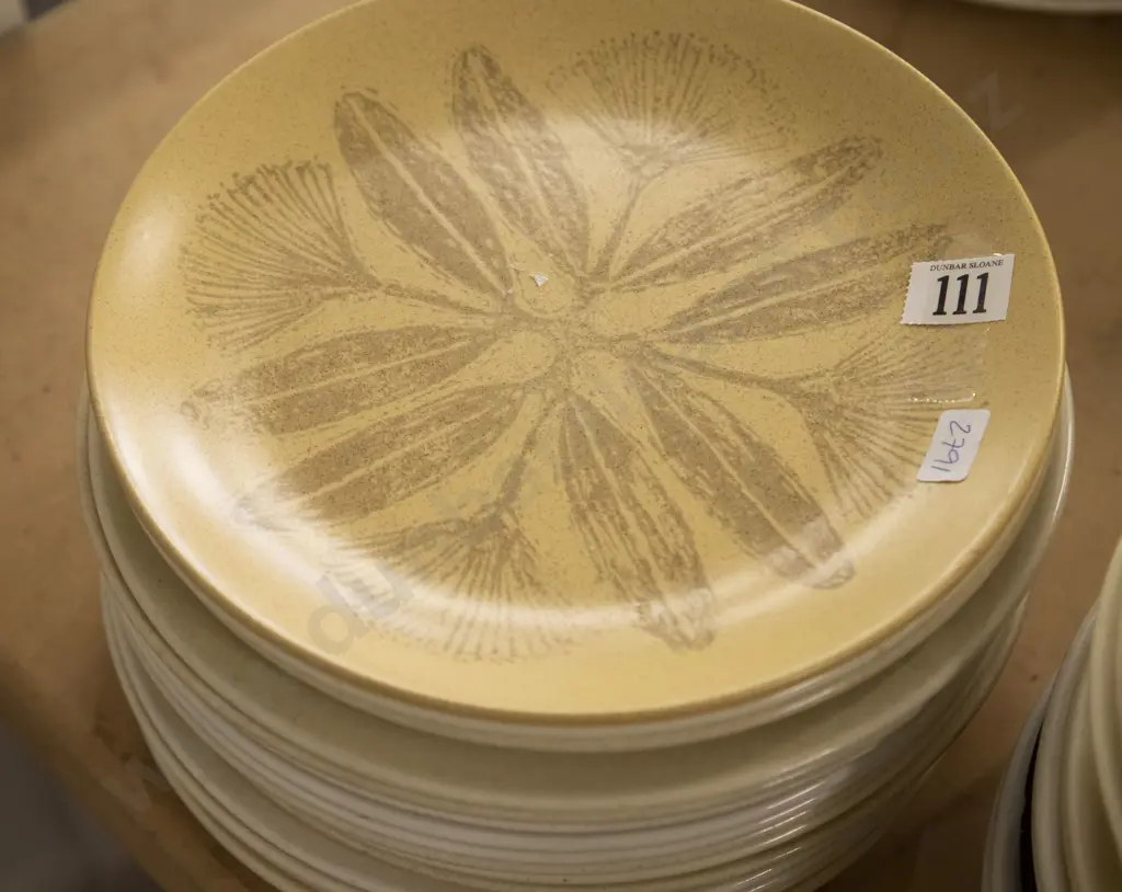 Qty of NZ Retro Dinner Plates Image 1++
