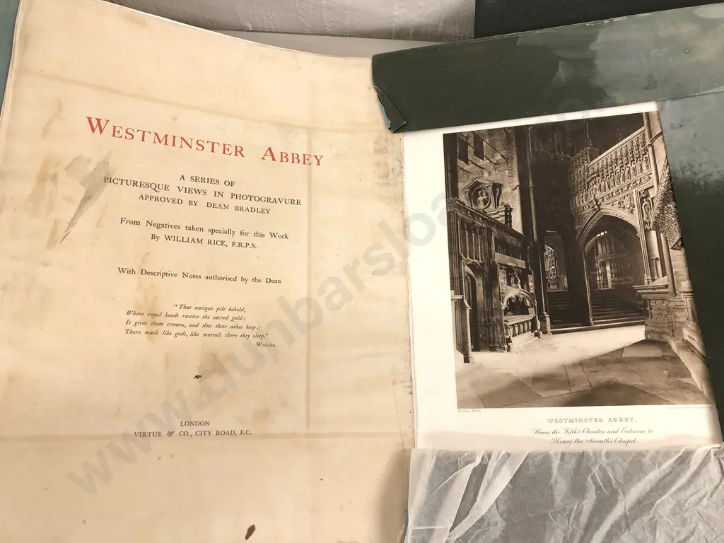 Book of Views in West Minster Abbey Image 1++