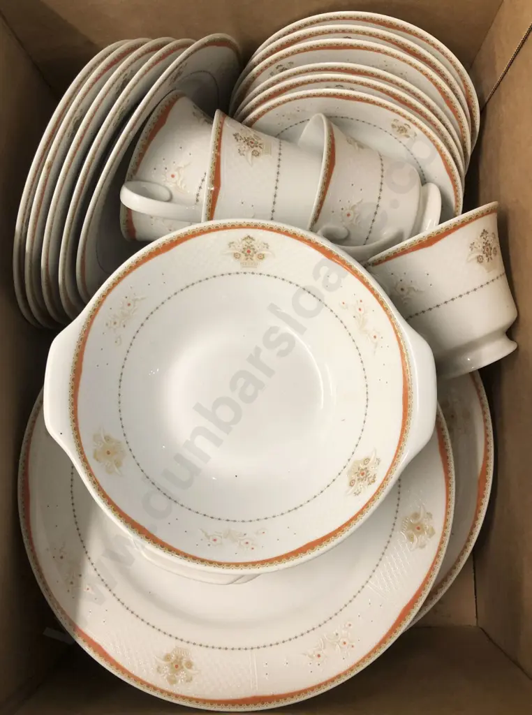Box With Noritake Dinner Set Image 1++