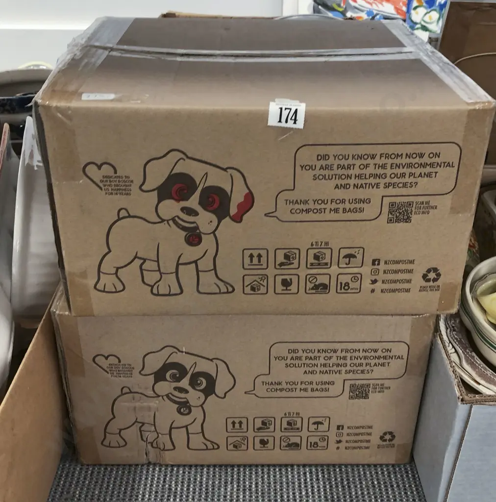 Two Boxes of Doggie Disposal Bags Image 1++