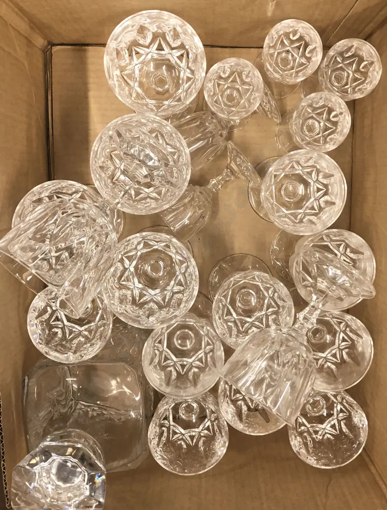 Box With Glasses and Decanter Image 1++
