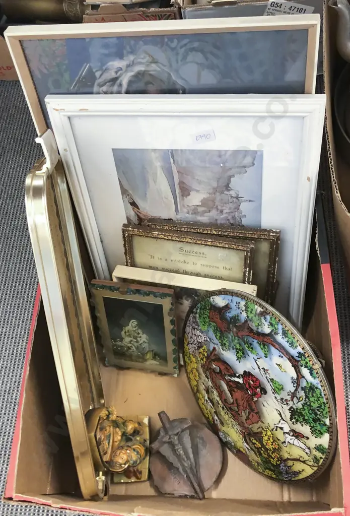 Box With Prints and Religious Ornaments Image 1++