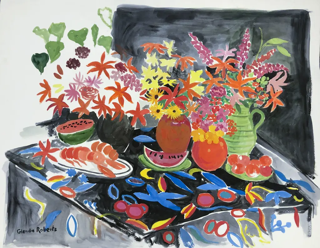 Glenda Roberts - Three Still Life Studies Image 1++