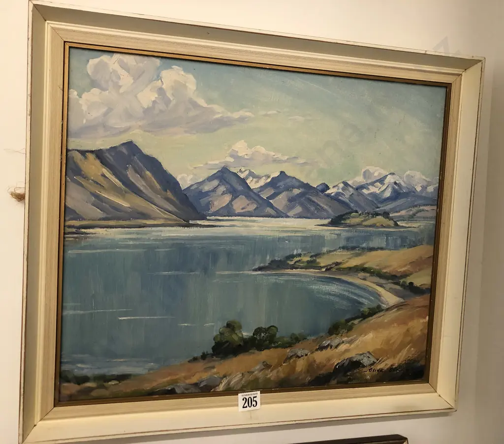 Olive Beeken - Lake Tekapo Oil and Three Other Minor Works Image 1++