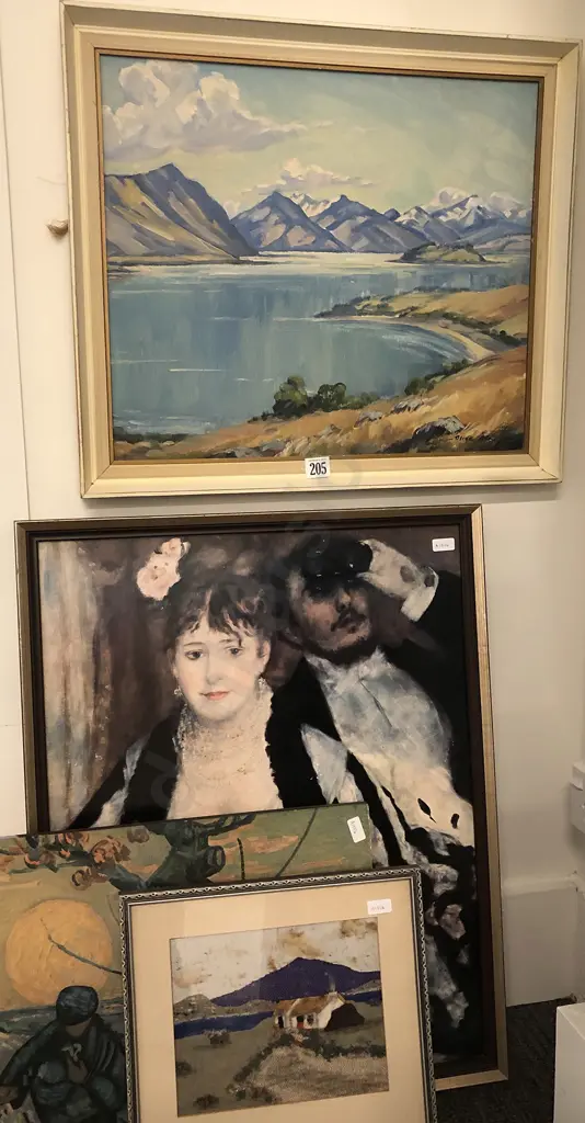 Olive Beeken - Lake Tekapo Oil and Three Other Minor Works Image 1++
