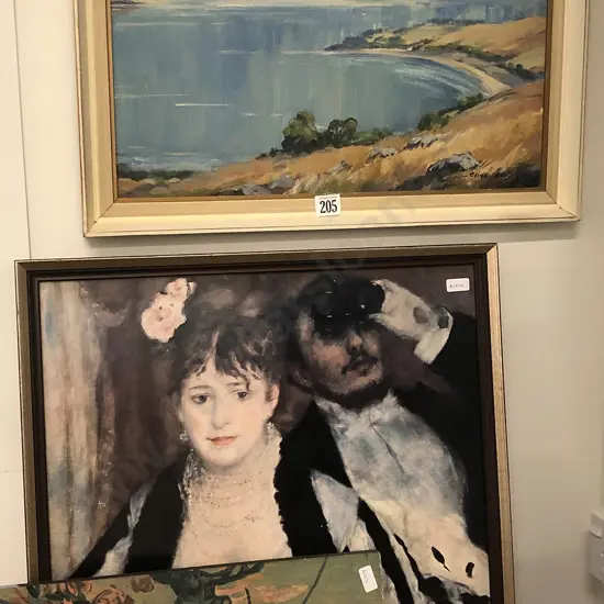Olive Beeken - Lake Tekapo Oil and Three Other Minor Works