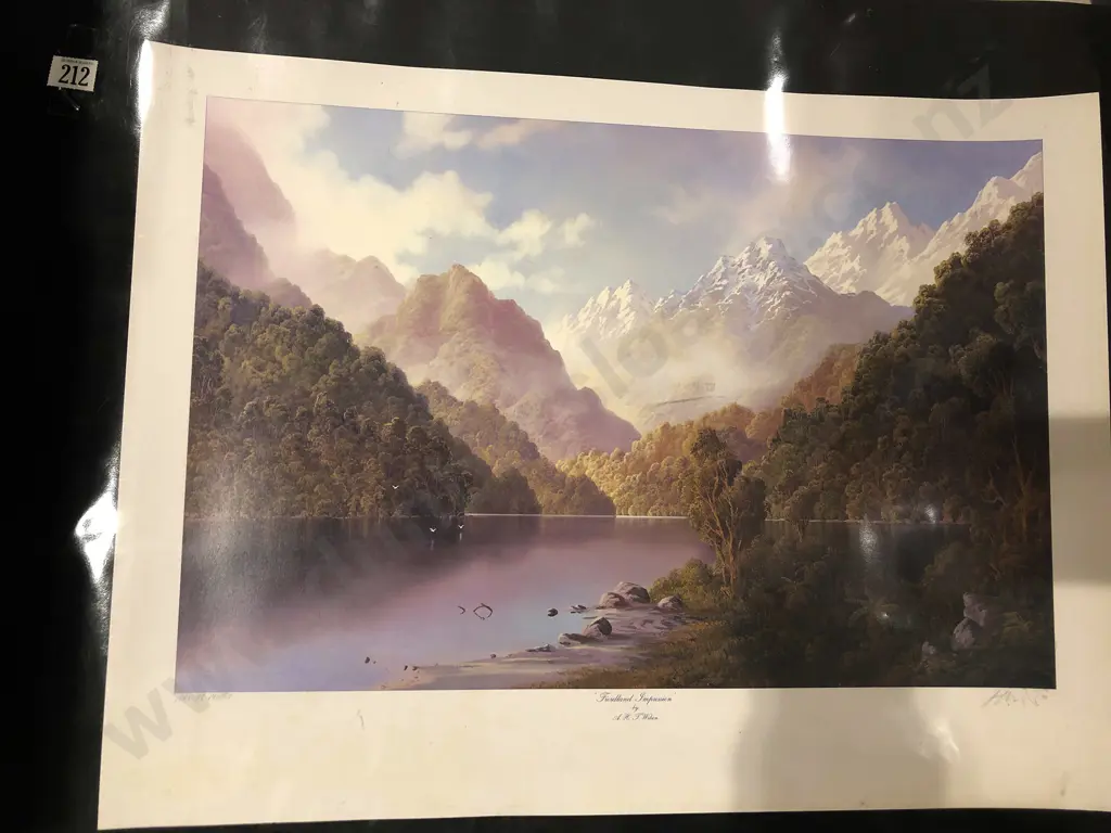 Two Signed Tim Wilson Prints Unframed Image 1++