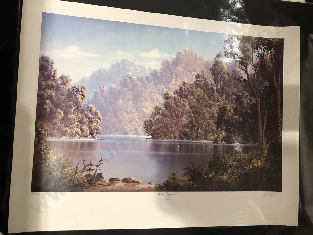 Two Signed Tim Wilson Prints Unframed Image 1++