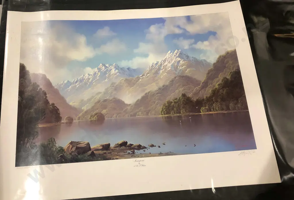Two Signed Tim Wilson Prints Unframed Image 1++