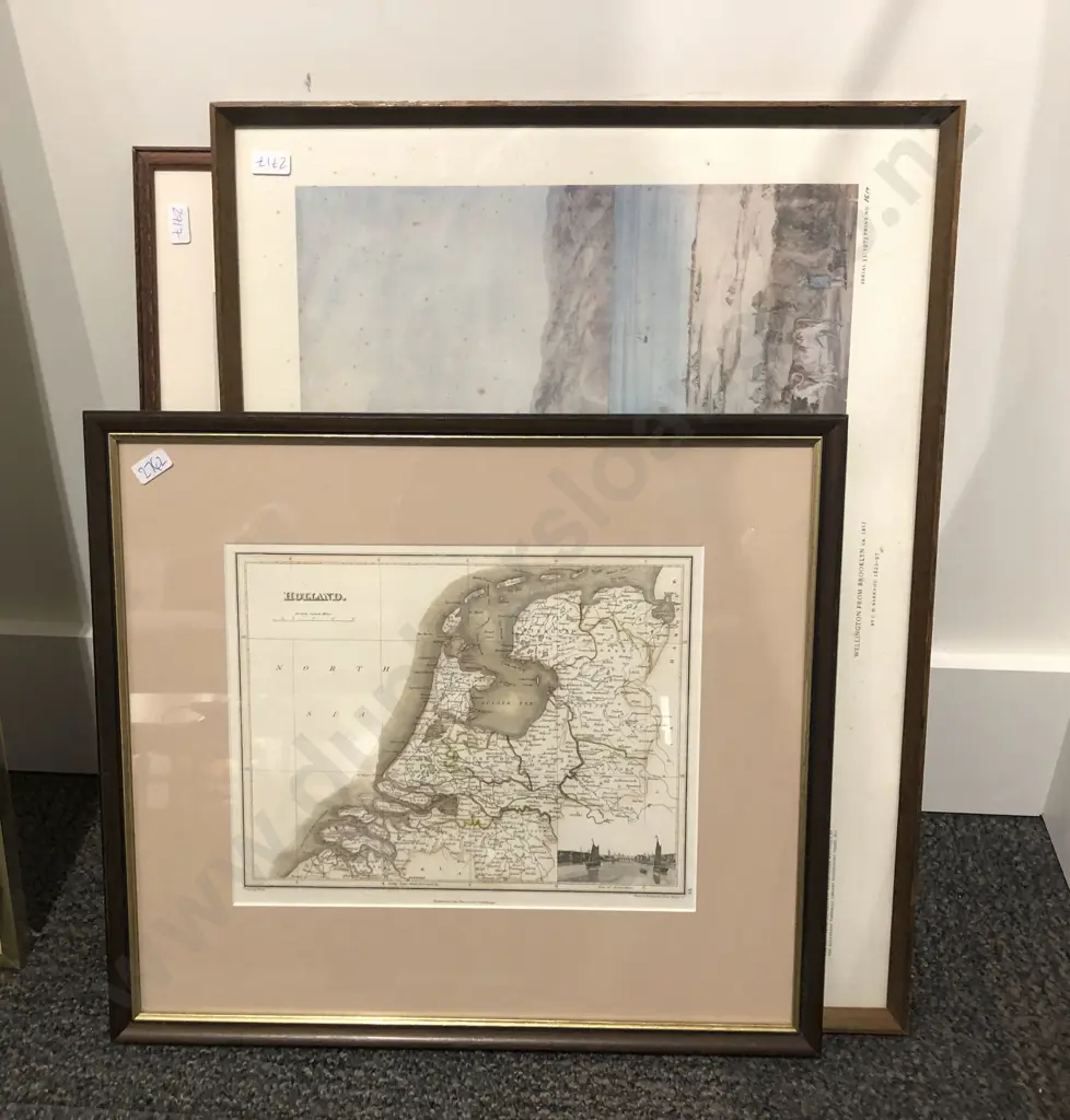 Six Prints and Map of Holland Image 1++