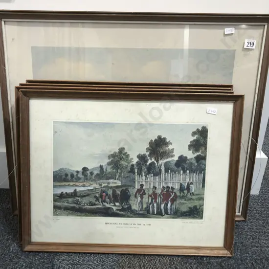 Six NZ Historical Prints