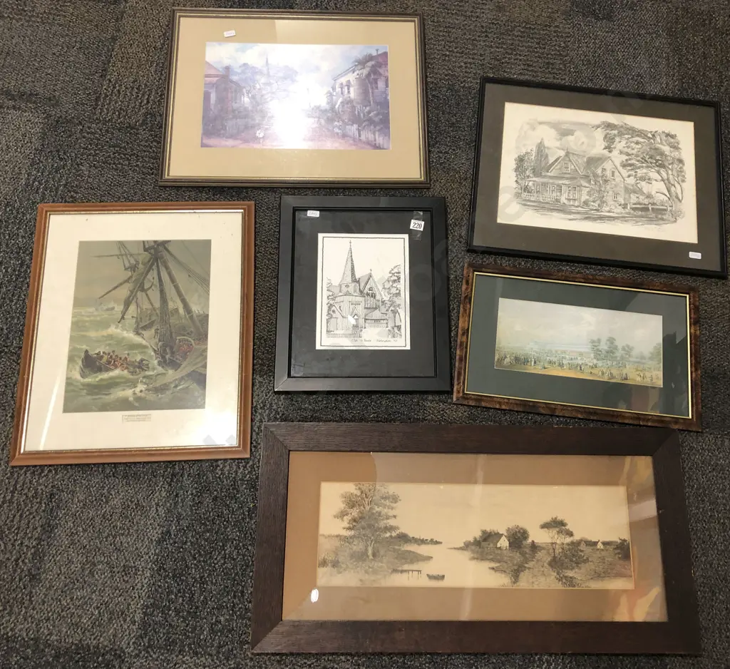 Baxter Print and Five Other Minor Works Image 1++