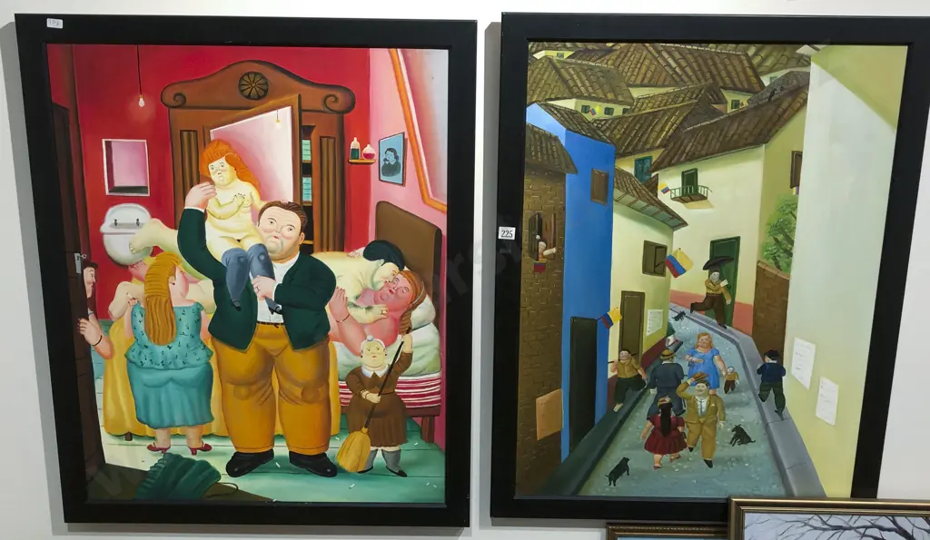 Two Modern Humorous Portrait Studies Image 1++