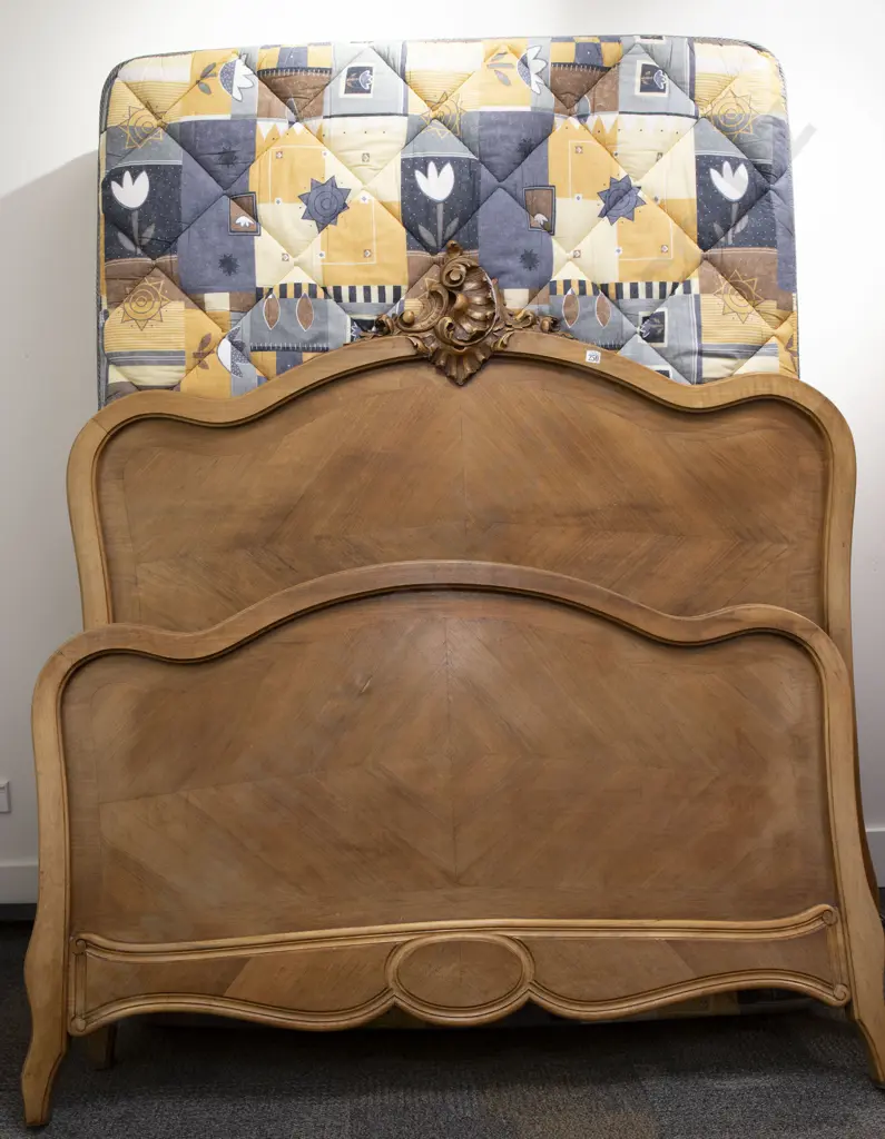 Pair of French Walnut Beds Image 1++