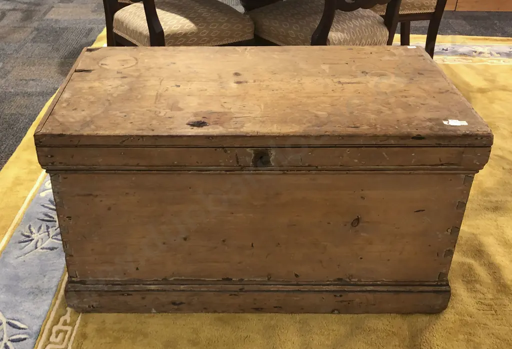 Antique Pine Tool Box Image 1++