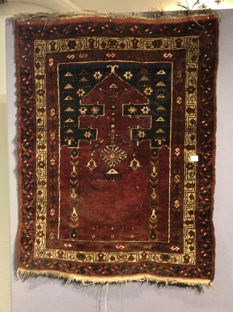 Persian Prayer Rug Image 1++