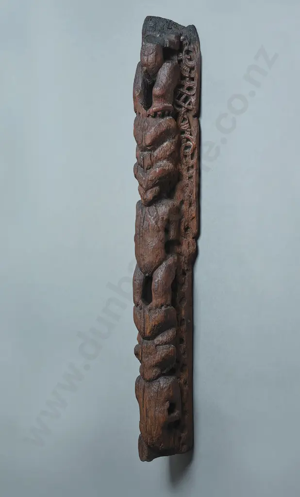Wooden Whakawae (door jamb) section Image 1++