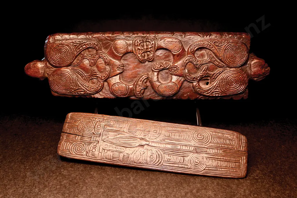 A Rare Pre-European Northland Papahou (Treasure Box) Image 1++