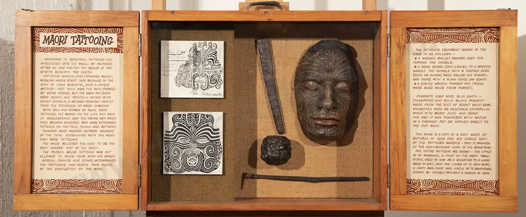 A Dominion Museum Education Service Maori Tattooing Box Image 1++