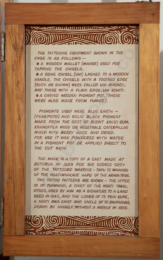A Dominion Museum Education Service Maori Tattooing Box Image 1++