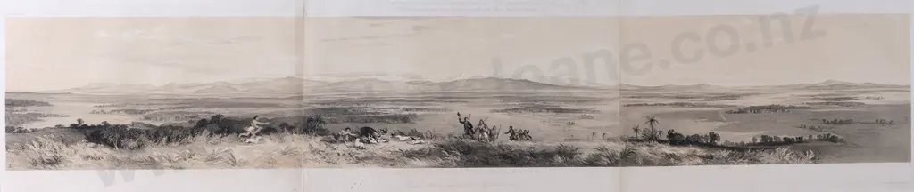 Samuel Charles Brees  Plain of the Ruamahunga Opening Into Palisander Bay Near Wellington Image 1++